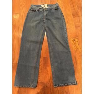 Rasco FR Item 038237CH Blue Denim Straight Leg Five Pocket Jeans Size 7S